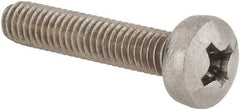 Value Collection - M4x0.70 Metric Coarse, 20mm Length Under Head Phillips Drive Machine Screw - Pan Head, Grade 18-8 Stainless Steel, Uncoated, Without Washer - Eagle Tool & Supply