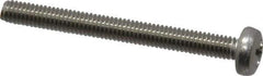 Value Collection - M4x0.70 Metric Coarse, 30mm Length Under Head Phillips Drive Machine Screw - Pan Head, Grade 18-8 Stainless Steel, Uncoated, Without Washer - Eagle Tool & Supply