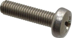 Value Collection - M5x0.80 Metric Coarse, 20mm Length Under Head Phillips Drive Machine Screw - Pan Head, Grade 18-8 Stainless Steel, Uncoated, Without Washer - Eagle Tool & Supply