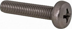Value Collection - M5x0.80 Metric Coarse, 25mm Length Under Head Phillips Drive Machine Screw - Pan Head, Grade 18-8 Stainless Steel, Uncoated, Without Washer - Eagle Tool & Supply
