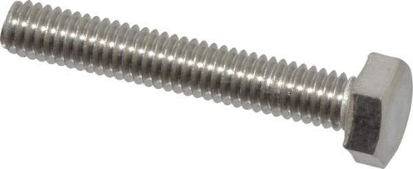 Value Collection - M4x0.70mm Metric Coarse, 25mm Length Under Head Hex Head Cap Screw - Fully Threaded, Grade 18-8 & Austenitic A2 Stainless Steel, 7mm Hex - Eagle Tool & Supply