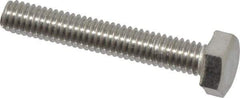 Value Collection - M4x0.70mm Metric Coarse, 25mm Length Under Head Hex Head Cap Screw - Fully Threaded, Grade 18-8 & Austenitic A2 Stainless Steel, 7mm Hex - Eagle Tool & Supply