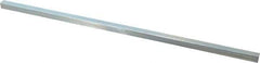 Made in USA - 12" Long x 5/16" High x 5/16" Wide, Zinc-Plated Undersized Key Stock - C1018 Steel - Eagle Tool & Supply