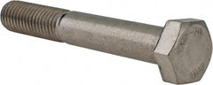 Value Collection - M12x1.75mm Metric Coarse, 80mm Length Under Head Hex Head Cap Screw - Partially Threaded, Grade 18-8 & Austenitic A2 Stainless Steel, 19mm Hex - Eagle Tool & Supply