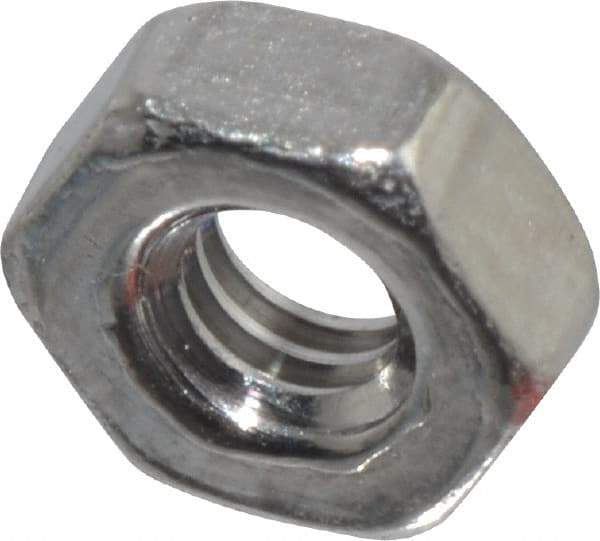 Value Collection - M2x4.00 Stainless Steel Right Hand Hex Nut - 4mm Across Flats, 1.6mm High, Uncoated - Eagle Tool & Supply