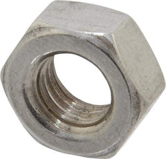 Value Collection - M8x1.25 Stainless Steel Right Hand Hex Nut - 13mm Across Flats, 6.5mm High, Uncoated - Eagle Tool & Supply