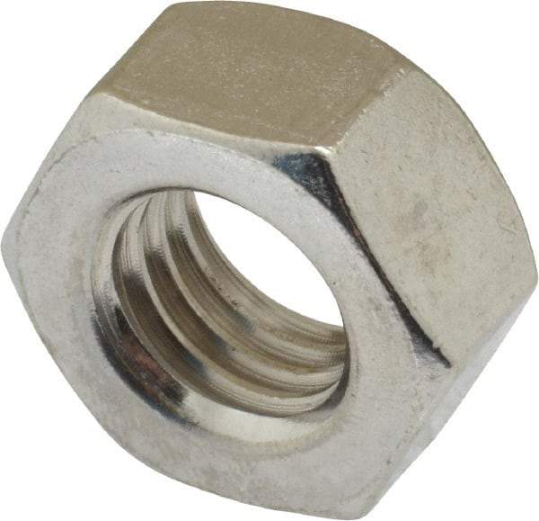 Value Collection - M14x2.00 Stainless Steel Right Hand Hex Nut - 22mm Across Flats, 11mm High, Uncoated - Eagle Tool & Supply