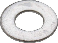 Value Collection - M3 Screw, Grade 18-8 Stainless Steel Standard Flat Washer - 3.2mm ID x 7mm OD, 0.5mm Thick - Eagle Tool & Supply