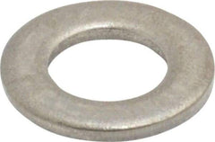 Value Collection - M5 Screw, Grade 18-8 Stainless Steel Standard Flat Washer - 5.3mm ID x 10mm OD, 1mm Thick - Eagle Tool & Supply