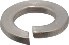 Value Collection - M10, 10.2mm ID, 2.2mm Thick Split Lock Washer - 18-8 Austenitic Grade A2 Stainless Steel, 10.2mm Min ID, 10.7mm Max ID, 18.1mm Max OD - Eagle Tool & Supply