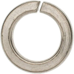 Value Collection - M18, 18.2mm ID, 29.4mm OD, 3.5mm Thick Split Lock Washer - 18-8 Austenitic Grade A2 Stainless Steel, 18.2mm Min ID, 19mm Max ID - Eagle Tool & Supply