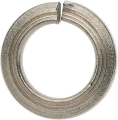 Value Collection - M20, 20.2mm ID, 33.6mm OD, 4mm Thick Split Lock Washer - 18-8 Austenitic Grade A2 Stainless Steel, 20.2mm Min ID, 21.2mm Max ID - Eagle Tool & Supply