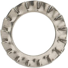 Value Collection - M12 Screw, 13mm ID, Stainless Steel External Tooth Lock Washer - 20.5mm OD, Grade 18-8 & Austenitic A2 - Eagle Tool & Supply