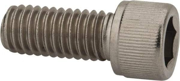 Value Collection - 7/16-14 UNC Hex Socket Drive, Socket Cap Screw - Grade 18-8 Stainless Steel, 1" Length Under Head - Eagle Tool & Supply