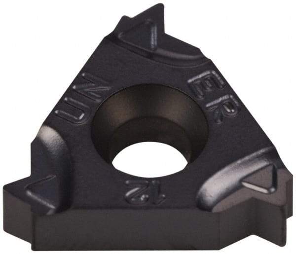Iscar - 16ER External Right Hand 12 UN Laydown Threading Insert - Grade IC908, TiAlN Coated Carbide, 9.53mm Inscribed Circle - Eagle Tool & Supply