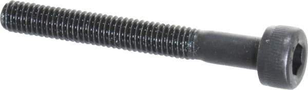 Value Collection - M3x0.50 Metric Coarse Hex Socket Drive, Socket Cap Screw - Grade 12.9 Alloy Steel, Black Oxide Finish, Partially Threaded, 25mm Length Under Head - Eagle Tool & Supply