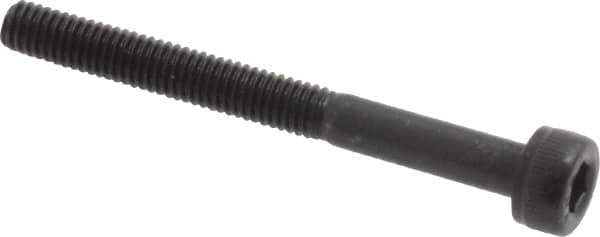 Value Collection - M3x0.50 Metric Coarse Hex Socket Drive, Socket Cap Screw - Grade 12.9 Alloy Steel, Black Oxide Finish, Partially Threaded, 30mm Length Under Head - Eagle Tool & Supply