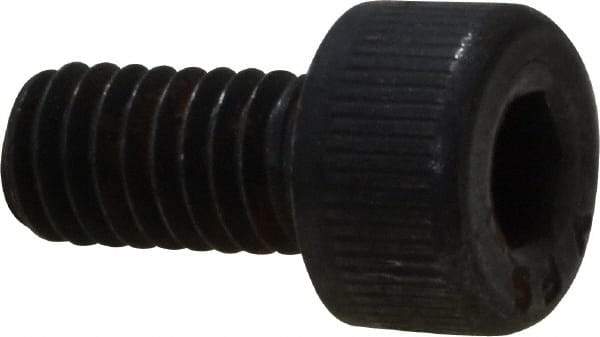 Value Collection - M4x0.70 Metric Coarse Hex Socket Drive, Socket Cap Screw - Grade 12.9 Alloy Steel, Black Oxide Finish, Fully Threaded, 8mm Length Under Head - Eagle Tool & Supply