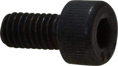 Value Collection - M4x0.70 Metric Coarse Hex Socket Drive, Socket Cap Screw - Grade 12.9 Alloy Steel, Black Oxide Finish, Fully Threaded, 8mm Length Under Head - Eagle Tool & Supply