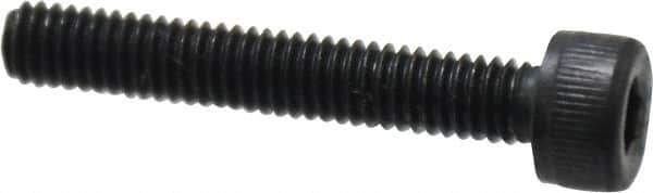 Value Collection - M4x0.70 Metric Coarse Hex Socket Drive, Socket Cap Screw - Grade 12.9 Alloy Steel, Black Oxide Finish, Fully Threaded, 25mm Length Under Head - Eagle Tool & Supply