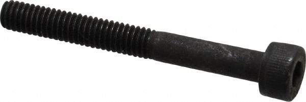 Value Collection - M4x0.70 Metric Coarse Hex Socket Drive, Socket Cap Screw - Grade 12.9 Alloy Steel, Black Oxide Finish, Partially Threaded, 35mm Length Under Head - Eagle Tool & Supply