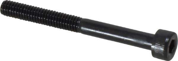 Value Collection - M4x0.70 Metric Coarse Hex Socket Drive, Socket Cap Screw - Grade 12.9 Alloy Steel, Black Oxide Finish, Partially Threaded, 40mm Length Under Head - Eagle Tool & Supply