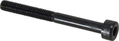 Value Collection - M4x0.70 Metric Coarse Hex Socket Drive, Socket Cap Screw - Grade 12.9 Alloy Steel, Black Oxide Finish, Partially Threaded, 40mm Length Under Head - Eagle Tool & Supply