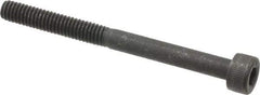 Value Collection - M4x0.70 Metric Coarse Hex Socket Drive, Socket Cap Screw - Grade 12.9 Alloy Steel, Black Oxide Finish, Partially Threaded, 45mm Length Under Head - Eagle Tool & Supply
