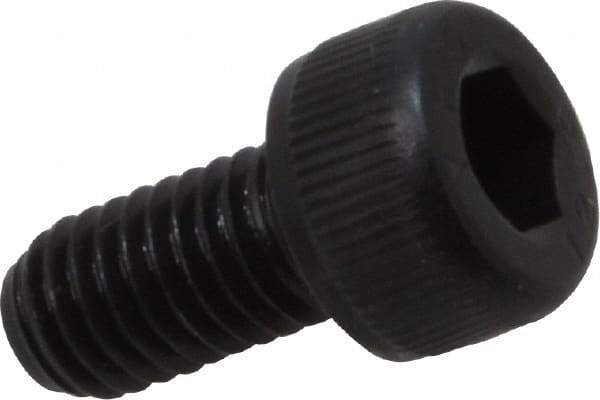 Value Collection - M5x0.80 Metric Coarse Hex Socket Drive, Socket Cap Screw - Grade 12.9 Alloy Steel, Black Oxide Finish, Fully Threaded, 10mm Length Under Head - Eagle Tool & Supply