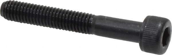 Value Collection - M5x0.80 Metric Coarse Hex Socket Drive, Socket Cap Screw - Grade 12.9 Alloy Steel, Black Oxide Finish, Partially Threaded, 35mm Length Under Head - Eagle Tool & Supply