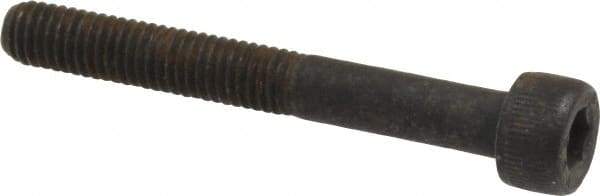 Value Collection - M5x0.80 Metric Coarse Hex Socket Drive, Socket Cap Screw - Grade 12.9 Alloy Steel, Black Oxide Finish, Partially Threaded, 40mm Length Under Head - Eagle Tool & Supply