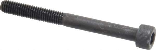 Value Collection - M5x0.80 Metric Coarse Hex Socket Drive, Socket Cap Screw - Grade 12.9 Alloy Steel, Black Oxide Finish, Partially Threaded, 50mm Length Under Head - Eagle Tool & Supply