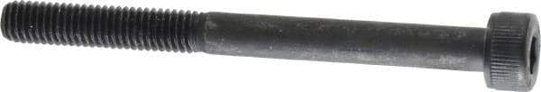 Value Collection - M5x0.80 Metric Coarse Hex Socket Drive, Socket Cap Screw - Grade 12.9 Alloy Steel, Black Oxide Finish, Partially Threaded, 55mm Length Under Head - Eagle Tool & Supply