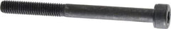 Value Collection - M5x0.80 Metric Coarse Hex Socket Drive, Socket Cap Screw - Grade 12.9 Alloy Steel, Black Oxide Finish, Partially Threaded, 55mm Length Under Head - Eagle Tool & Supply