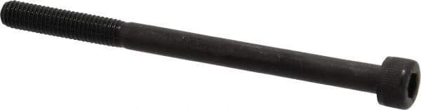 Value Collection - M5x0.80 Metric Coarse Hex Socket Drive, Socket Cap Screw - Grade 12.9 Alloy Steel, Black Oxide Finish, Partially Threaded, 70mm Length Under Head - Eagle Tool & Supply