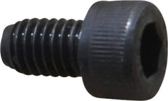 Value Collection - M6x1.00 Metric Coarse Hex Socket Drive, Socket Cap Screw - Grade 12.9 Alloy Steel, Black Oxide Finish, Fully Threaded, 10mm Length Under Head - Eagle Tool & Supply