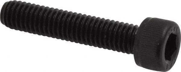 Value Collection - M6x1.00 Metric Coarse Hex Socket Drive, Socket Cap Screw - Grade 12.9 Alloy Steel, Black Oxide Finish, Fully Threaded, 30mm Length Under Head - Eagle Tool & Supply