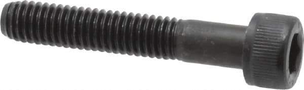Value Collection - M6x1.00 Metric Coarse Hex Socket Drive, Socket Cap Screw - Grade 12.9 Alloy Steel, Black Oxide Finish, Partially Threaded, 35mm Length Under Head - Eagle Tool & Supply