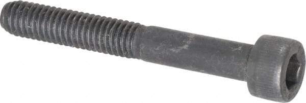 Value Collection - M6x1.00 Metric Coarse Hex Socket Drive, Socket Cap Screw - Grade 12.9 Alloy Steel, Black Oxide Finish, Partially Threaded, 45mm Length Under Head - Eagle Tool & Supply