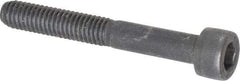 Value Collection - M6x1.00 Metric Coarse Hex Socket Drive, Socket Cap Screw - Grade 12.9 Alloy Steel, Black Oxide Finish, Partially Threaded, 45mm Length Under Head - Eagle Tool & Supply