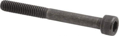 Value Collection - M6x1.00 Metric Coarse Hex Socket Drive, Socket Cap Screw - Grade 12.9 Alloy Steel, Black Oxide Finish, Partially Threaded, 55mm Length Under Head - Eagle Tool & Supply
