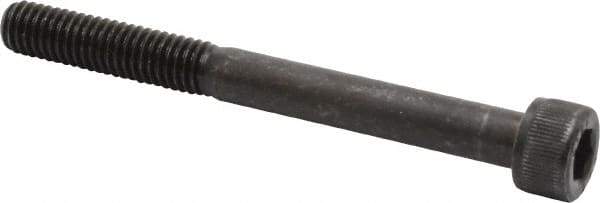 Value Collection - M6x1.00 Metric Coarse Hex Socket Drive, Socket Cap Screw - Grade 12.9 Alloy Steel, Black Oxide Finish, Partially Threaded, 60mm Length Under Head - Eagle Tool & Supply