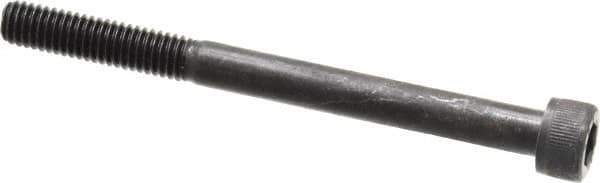 Value Collection - M6x1.00 Metric Coarse Hex Socket Drive, Socket Cap Screw - Grade 12.9 Alloy Steel, Black Oxide Finish, Partially Threaded, 70mm Length Under Head - Eagle Tool & Supply
