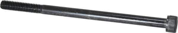 Value Collection - M6x1.00 Metric Coarse Hex Socket Drive, Socket Cap Screw - Grade 12.9 Alloy Steel, Black Oxide Finish, Partially Threaded, 100mm Length Under Head - Eagle Tool & Supply