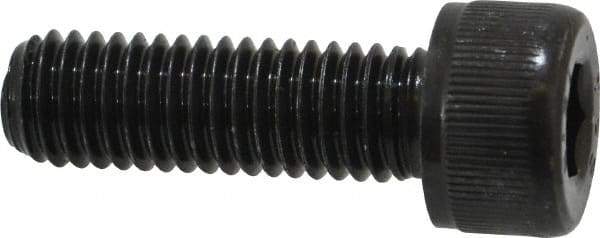 Value Collection - M8x1.25 Metric Coarse Hex Socket Drive, Socket Cap Screw - Grade 12.9 Alloy Steel, Black Oxide Finish, Fully Threaded, 25mm Length Under Head - Eagle Tool & Supply