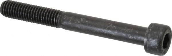 Value Collection - M8x1.25 Metric Coarse Hex Socket Drive, Socket Cap Screw - Grade 12.9 Alloy Steel, Black Oxide Finish, Partially Threaded, 70mm Length Under Head - Eagle Tool & Supply