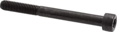 Value Collection - M8x1.25 Metric Coarse Hex Socket Drive, Socket Cap Screw - Grade 12.9 Alloy Steel, Black Oxide Finish, Partially Threaded, 80mm Length Under Head - Eagle Tool & Supply