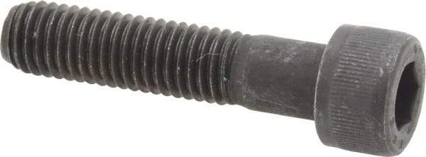 Value Collection - M10x1.50 Metric Coarse Hex Socket Drive, Socket Cap Screw - Grade 12.9 Alloy Steel, Black Oxide Finish, Partially Threaded, 45mm Length Under Head - Eagle Tool & Supply