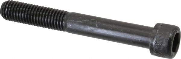 Value Collection - M12x1.75 Metric Coarse Hex Socket Drive, Socket Cap Screw - Grade 12.9 Alloy Steel, Black Oxide Finish, Partially Threaded, 90mm Length Under Head - Eagle Tool & Supply