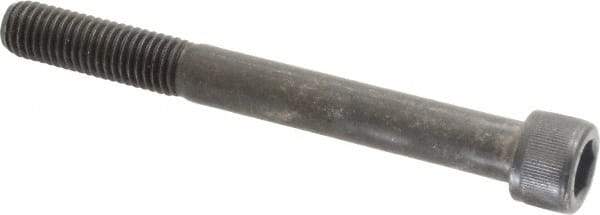 Value Collection - M12x1.75 Metric Coarse Hex Socket Drive, Socket Cap Screw - Grade 12.9 Alloy Steel, Black Oxide Finish, Partially Threaded, 110mm Length Under Head - Eagle Tool & Supply